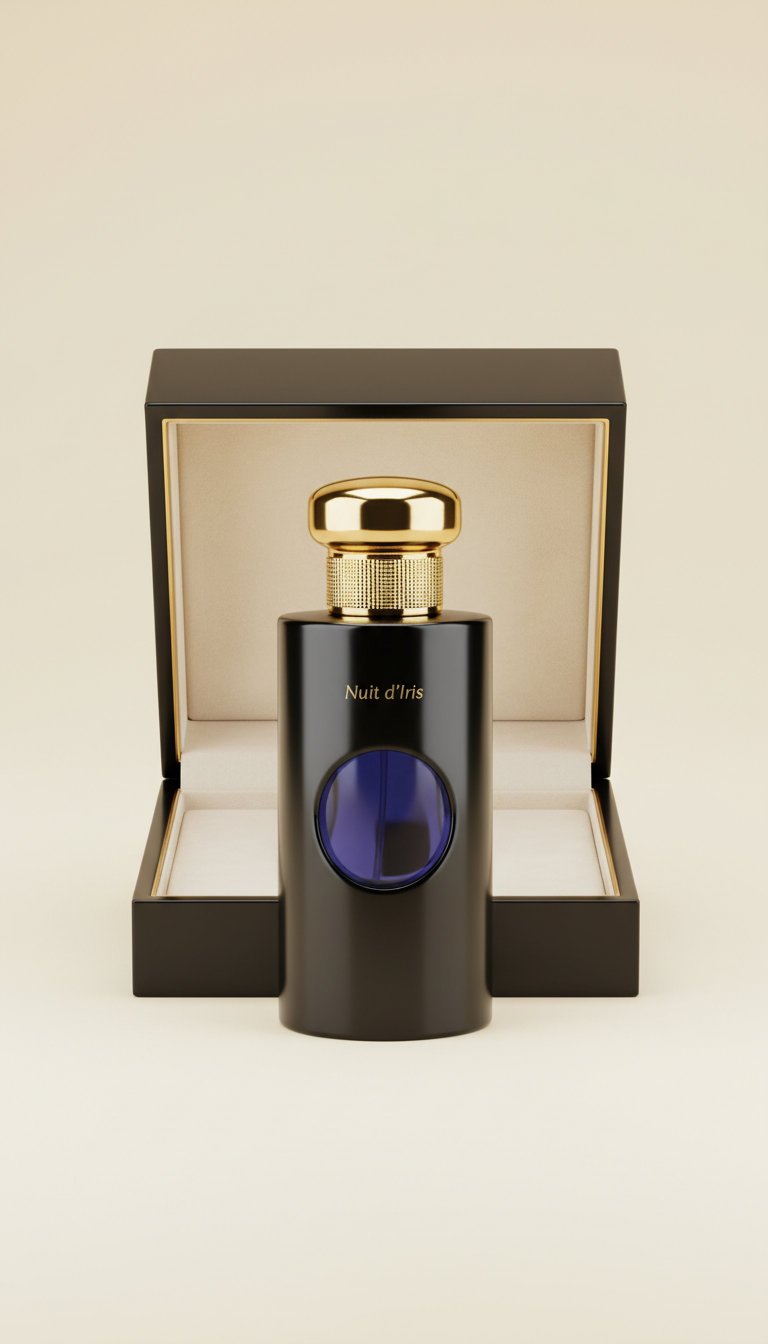 Nuit d’Iris eau de parfum black lacquer box