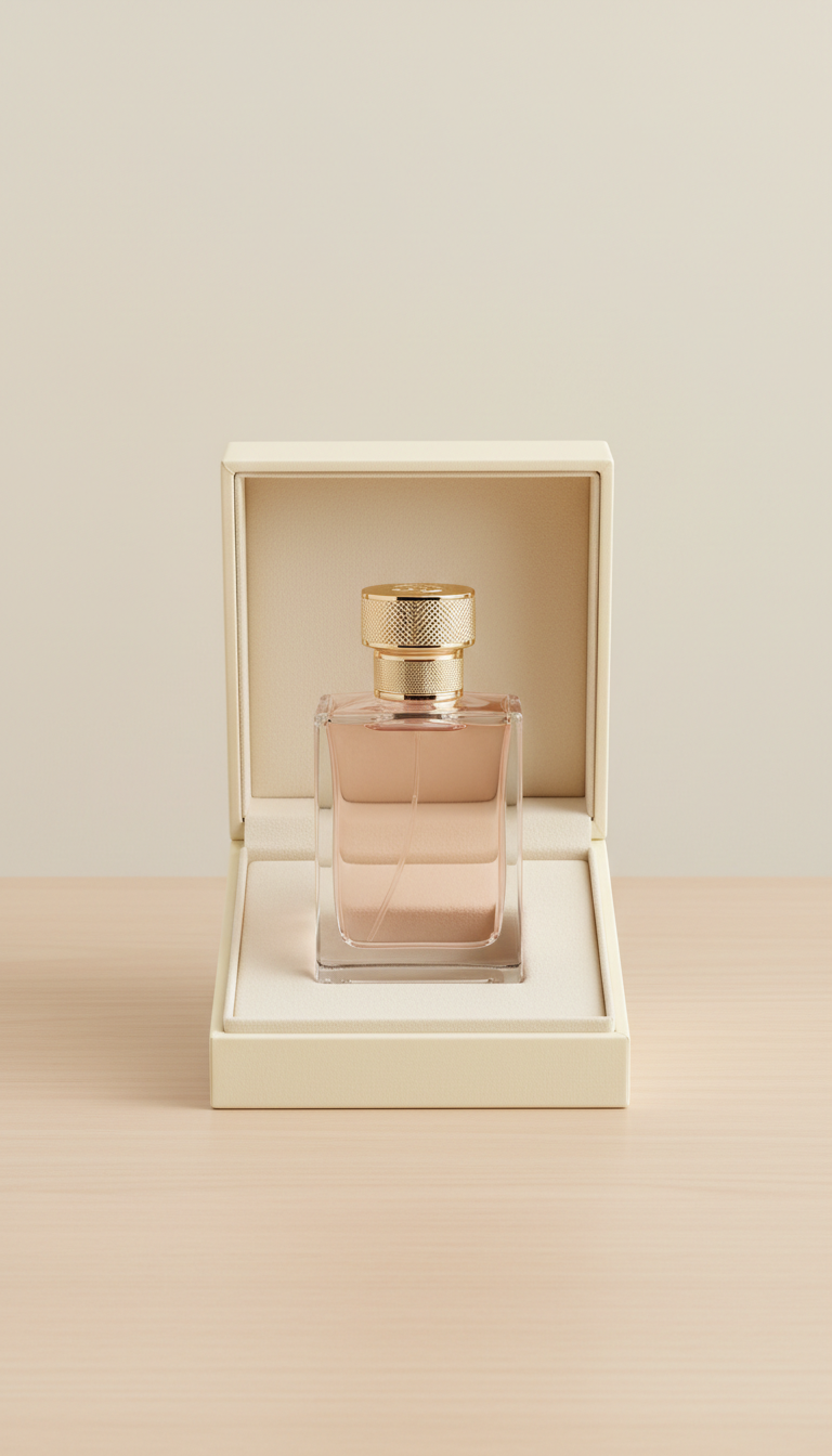 Rose Biscuit extrait limited edition cream presentation box